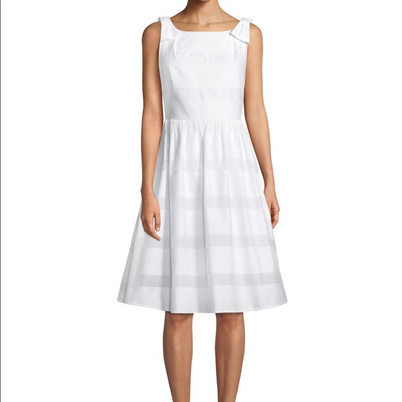 kate spade Dresses & Skirts - Kate Spade Chesapeake Stripe Dress White NWT 8